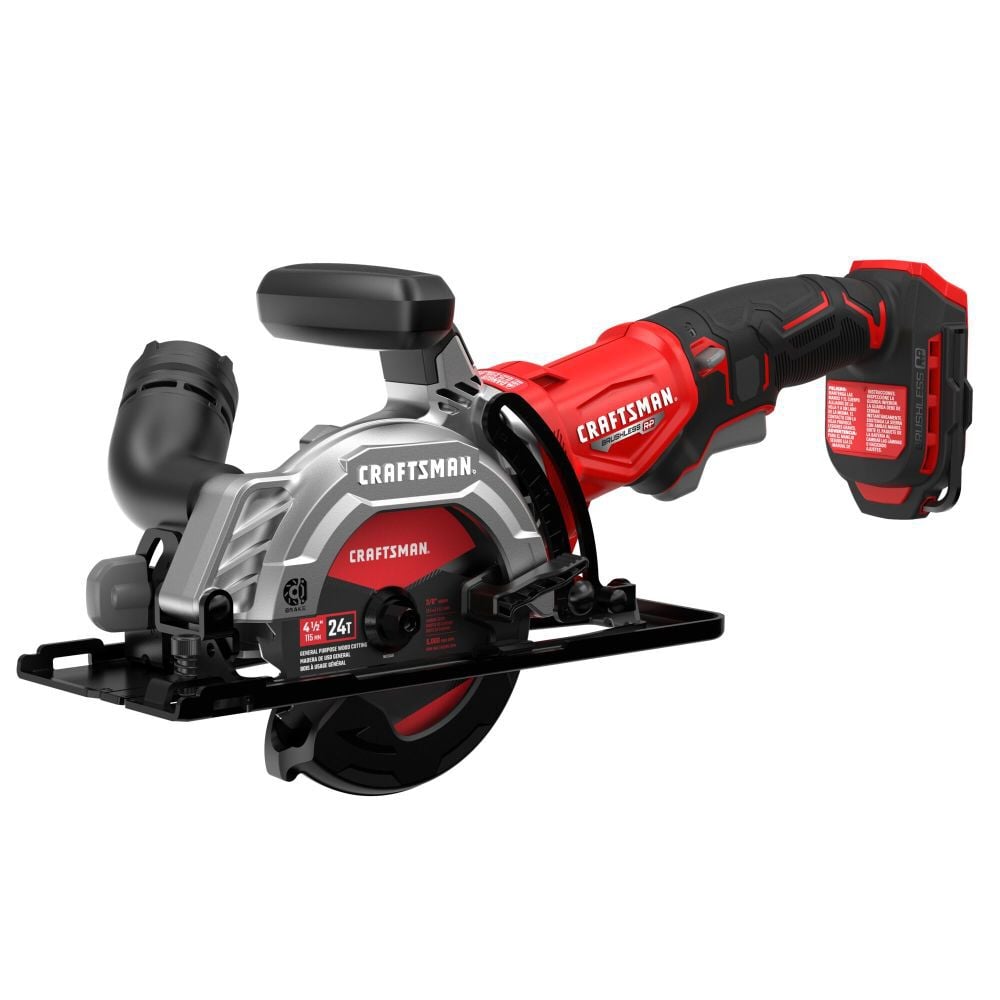CRAFTSMAN V20 BRUSHLESS RP 4.5 Inch Circular Saw (Bare Tool) - CMCS405B