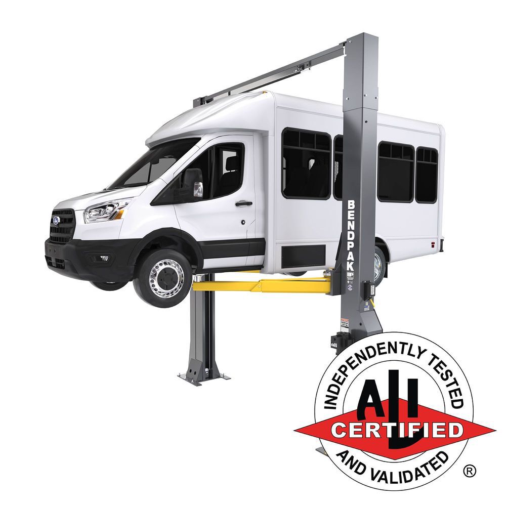 Bendpak 16AP-192 16000 Lbs High-Rise Clearfloor Two-Post Car Lift, large image number 7