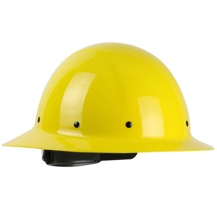 Protective Industrial Products Dynamic Wolfjaw Full Brim Smooth Dome Hard Hat Yellow