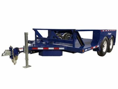 Air-Tow Trailers 14' x 6' 3in Drop Deck Flatbed Trailer - 10000 lb. Cap, large image number 0