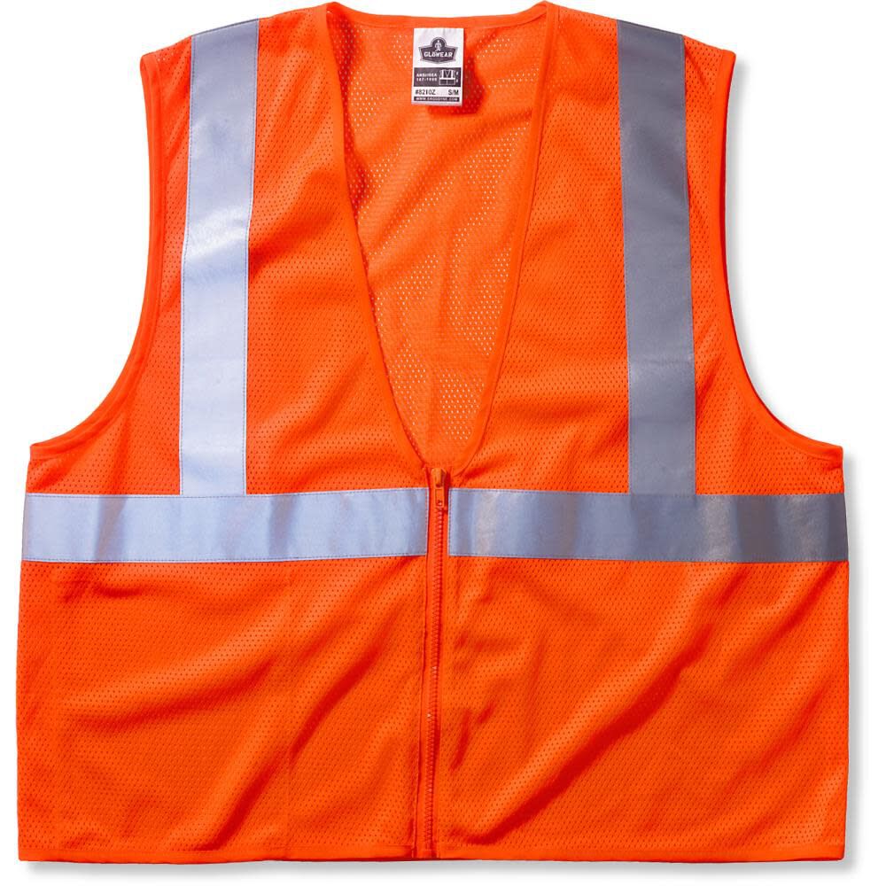 Ergodyne GloWear Orange Class 2 Super Economy Vest - S/M, large image number 1