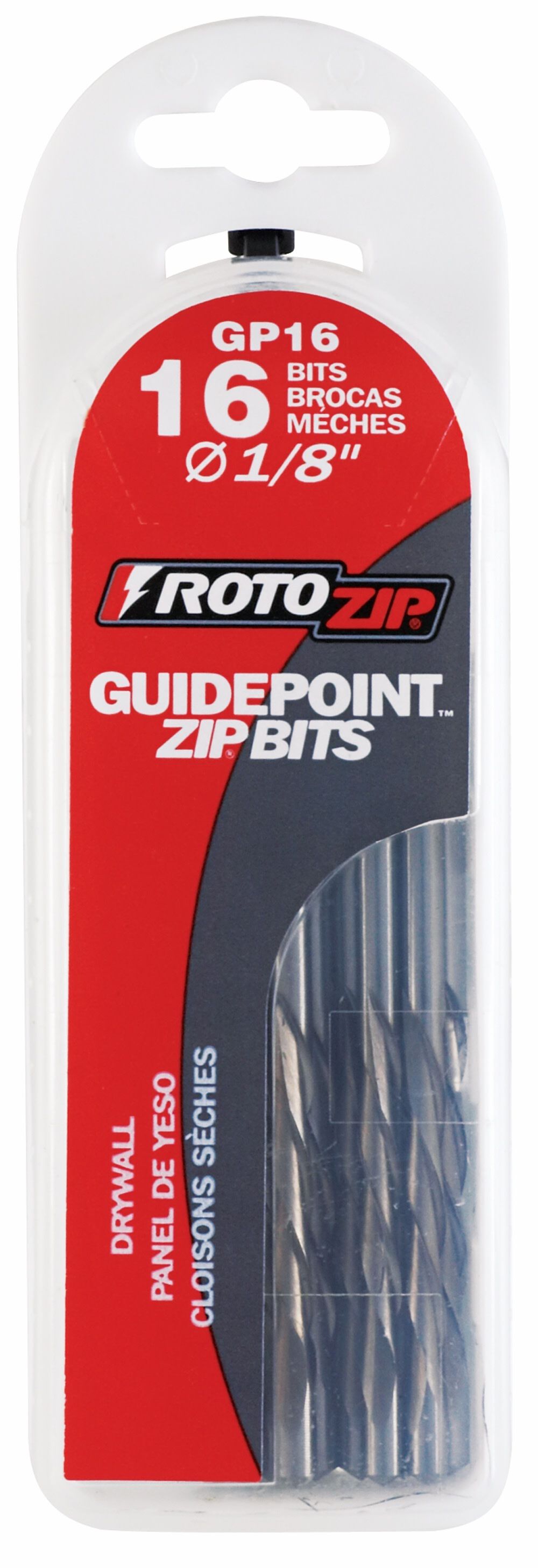 Rotozip 1/8in Guidepoint Bit - 16 Pack, large image number 3