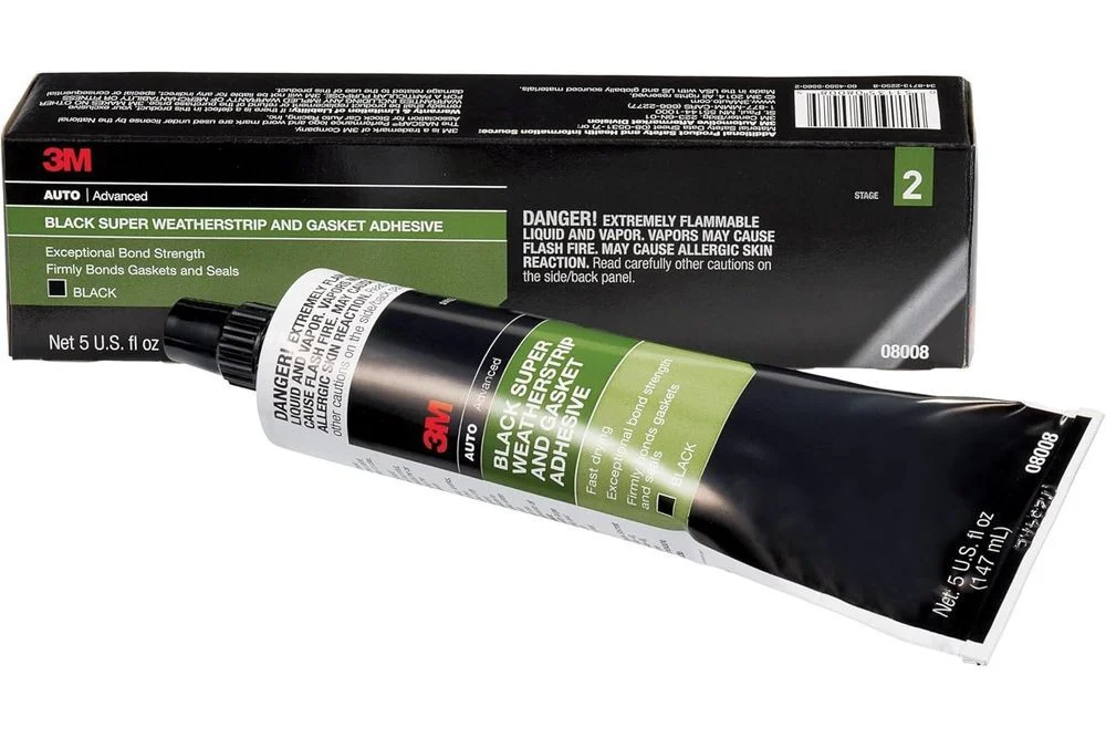 3M Bondo 5 Oz Tube Super Weatherstrip and Gasket Adhesive, Black, large image number 1