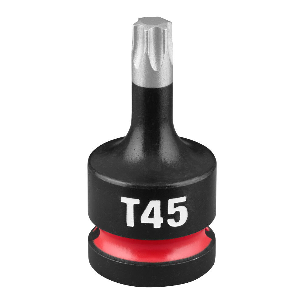Milwaukee SHOCKWAVE Impact Duty 1/2 Inch Drive 2 Inch Torx T45 Bit Socket - 49-66-7358
