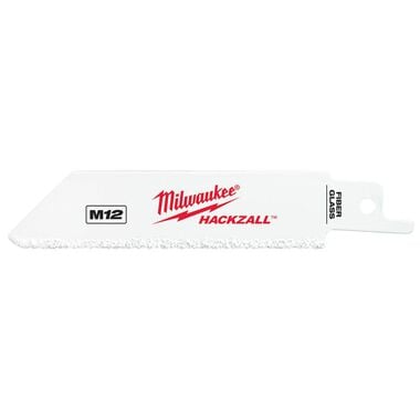 Milwaukee M12 Hackzall Grit Edge Fiberglass Bi-Metal Blade 3Ct