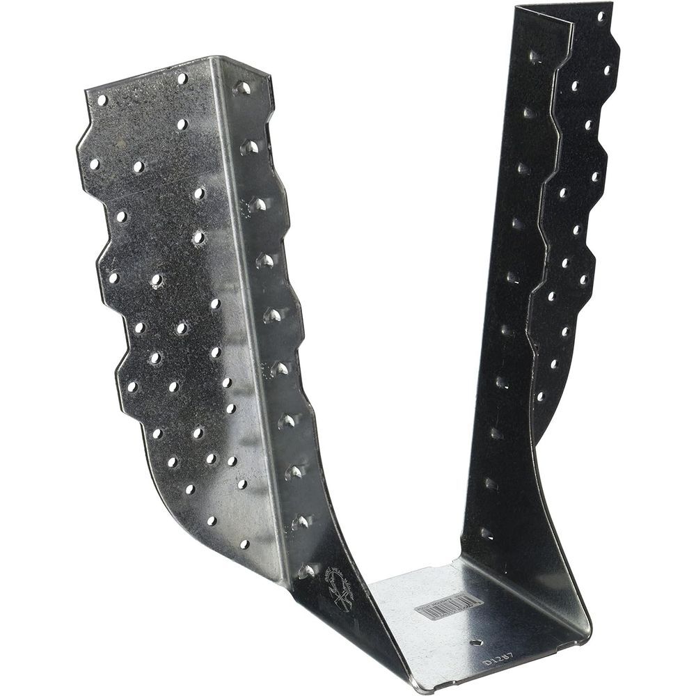 Simpson Strong-Tie 12 Gauge Galvanized Heavy Girder Joist Hanger with 20ct SD10212 Screws, large image number 1