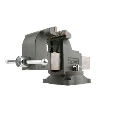 Wilton Shop Vise 6 In. Jaw Width 6 In. Jaw Opening 3-1/2 In. Throat Depth