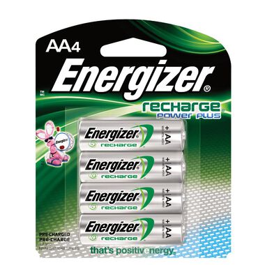 Energizer 4-Pack AA Rechargeable Rechargeable Batteries 4-Pack AA Rechargeable Rechargeable Batteries