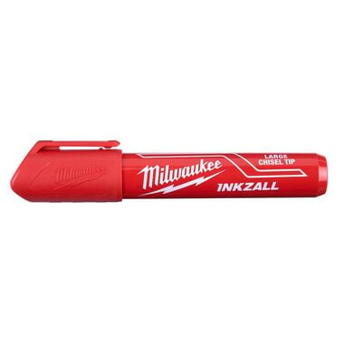 Milwaukee INKZALL Large Chisel Tip Red Marker