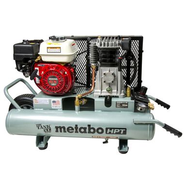 Metabo HPT The Tank XL Wheelbarrow Compressor 9 Gallon Gas, large image number 2