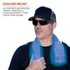 Ergodyne Chill Its 6602 Evaporative Cooling Towel Blue 50 Pieces, small image number 2