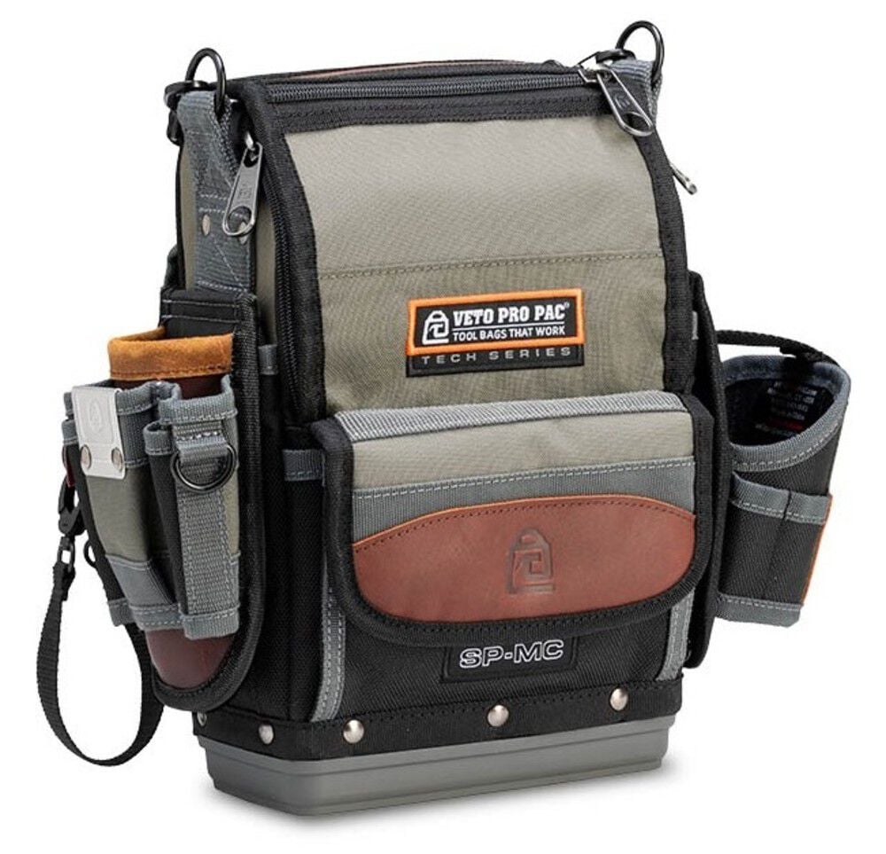 Veto Pro Pac 20 Lbs Compact Closed-Top Zippered Service Tech Tool Pouch – SP-MC
