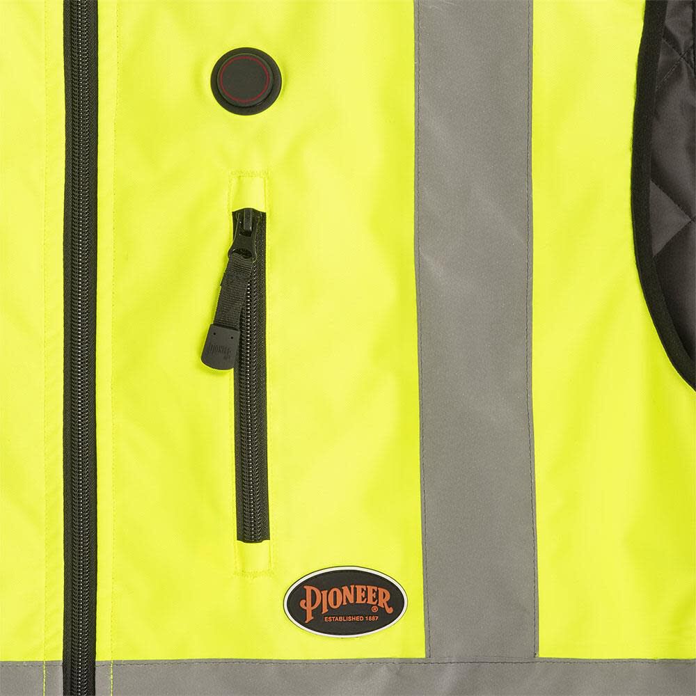 Heated safety vest sale