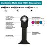 Makita StarlockMax Oscillating Multi Tool 2in Bi Metal Curved Plunge Cut Blade, small image number 5