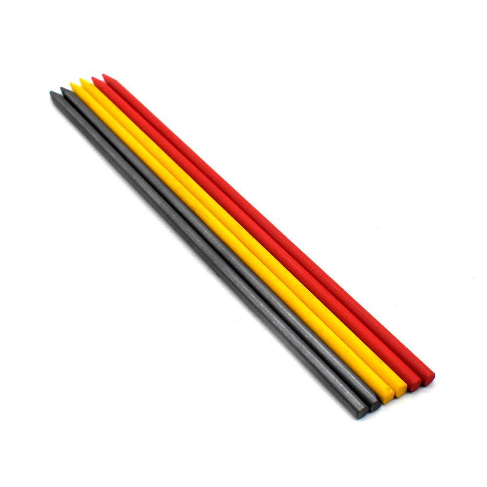 Big Horn Red/Black/Yellow Mechanical Carpenter Pencil's Refill, large image number 1