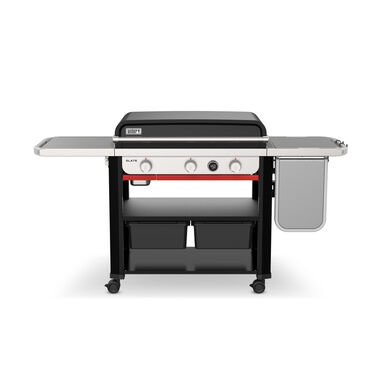 Weber Slate 30 Inch Rust-Resistant Griddle with Extendable Side Table