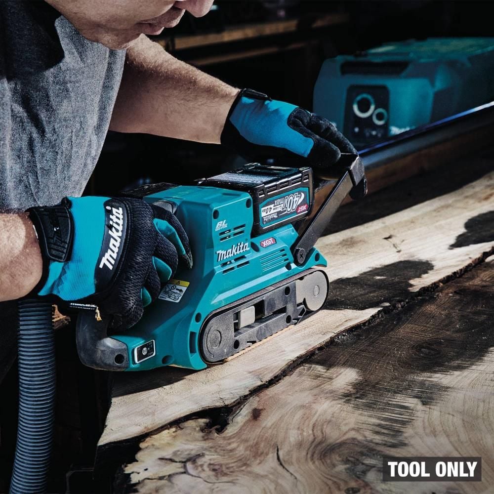 Makita 40V max XGT Brushless Cordless 3 Inch x 21 Inch Belt Sander, AWS Capable (Bare Tool), large image number 7
