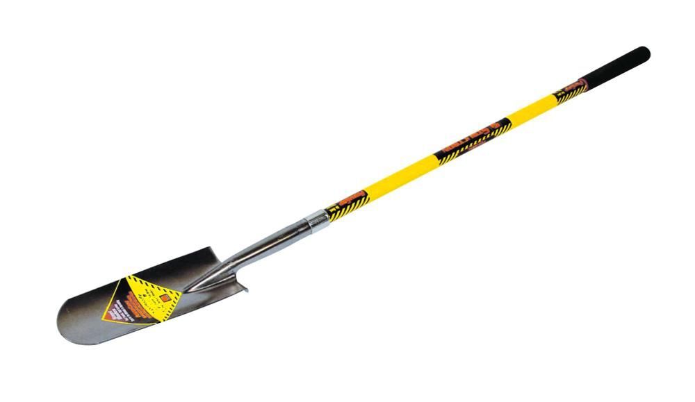 Structron Drain Spade Yellow Fiberglass Handle Cushion Grip, large image number 1