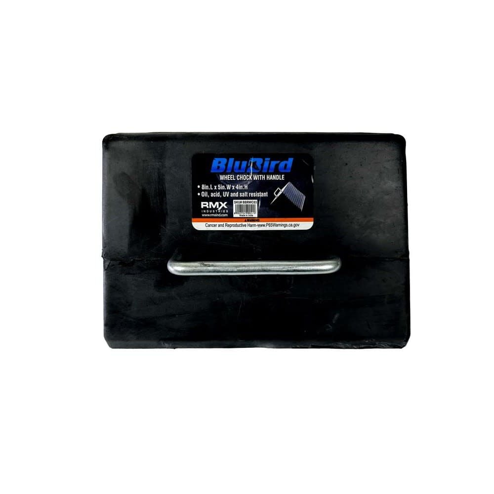 BluBird Heavy-Duty Rubber Wheel Chock with Handle – BBRWC03