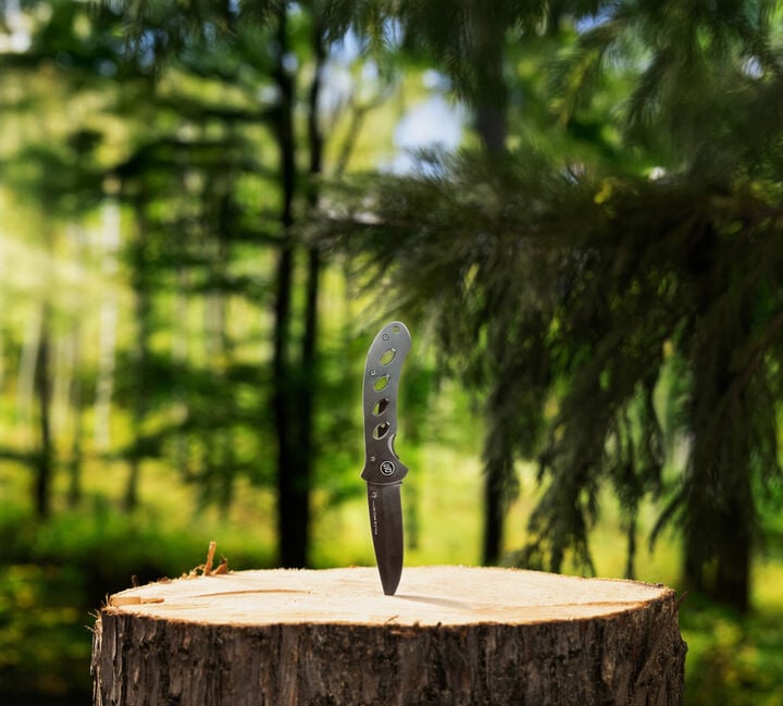 Police Security TKX Edge Drop Point Folding Knife, large image number 2
