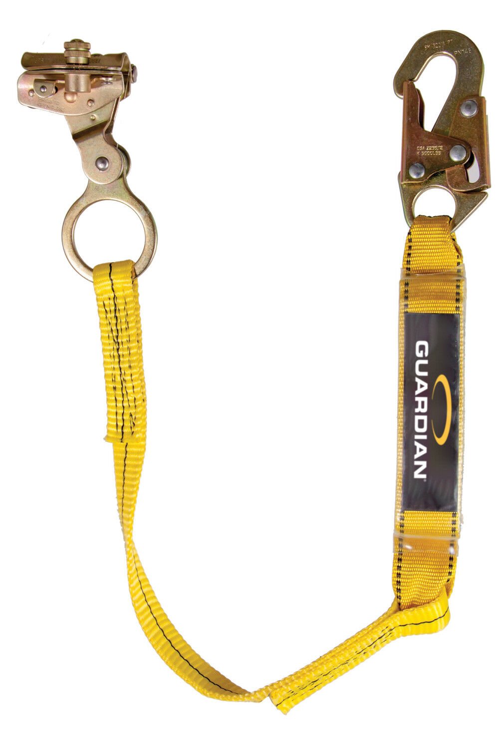 Guardian Fall Protection Rope Grab with Attached 3′ Shock Absorbing Lanyard – 01503