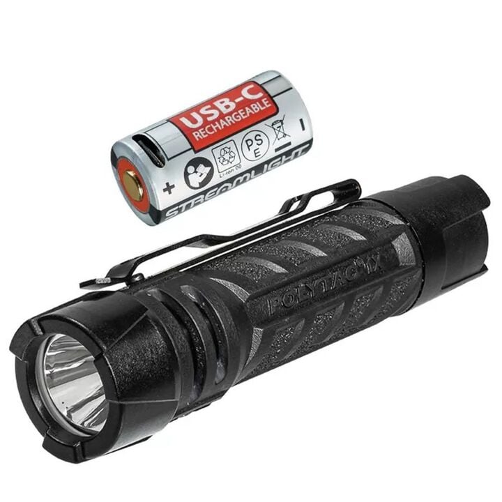 Streamlight PolyTac 1X USB Multi-Fuel Tactical Light with SL-B9 Black