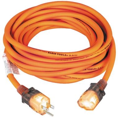 Klein Tools 25ft Glow End Extension Cord