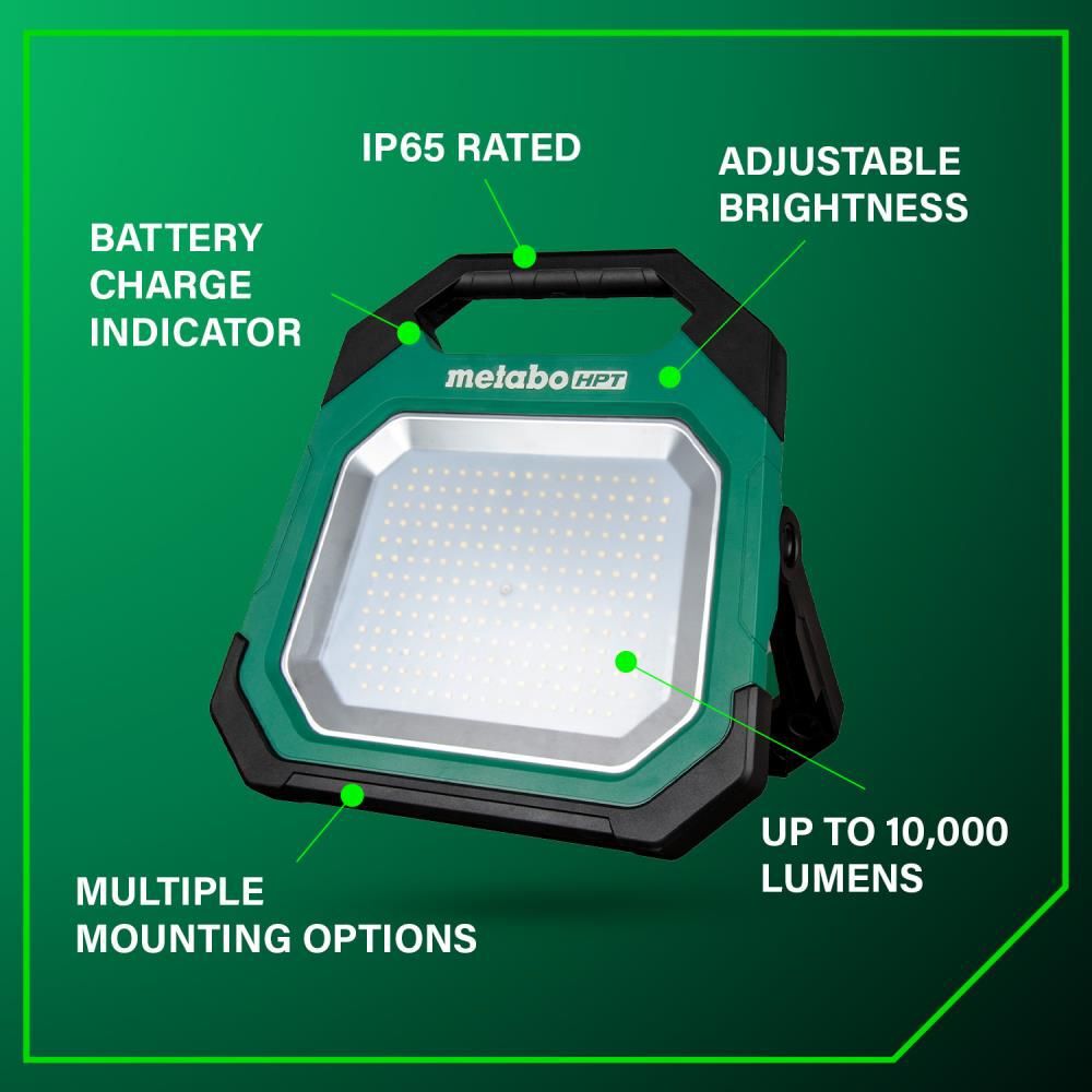 Metabo HPT 18V MultiVolt Work Light Cordless 10000 Lumen LED (Bare Tool), large image number 7