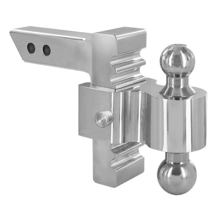 Andersen Hitches 6in Rapid Hitch Aluminum Adjustable Ball Mount