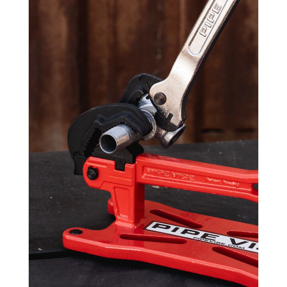 Pipe Vise 1.5 Inch Heavy Duty All Steel Bigfoot Portable Pipe Vise, large image number 5