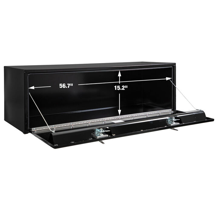 Buyers Products Company 18x18x60 Inch Black Steel Underbody Truck Box, large image number 1