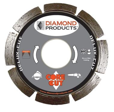 Diamond Products 7 In. x .080 x 7/8 In. Delux-Cut Small Diameter Blade, large image number 0