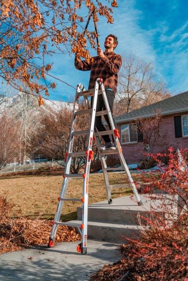 Little Giant Safety Velocity Model 17 300 lb Rated Type-1A Multi-Use Ladder, large image number 3