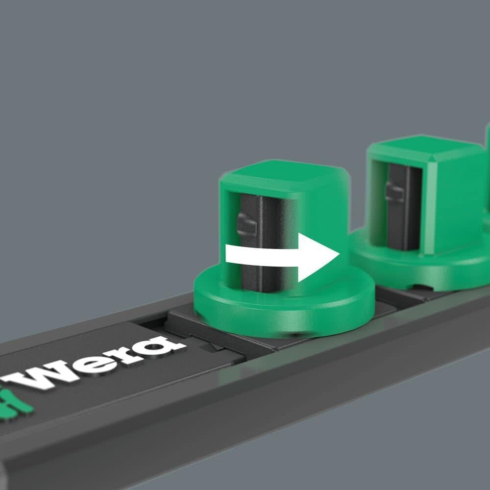 Wera Tools 9660 Magnetic Rail B Impaktor Deep 1 Socket Set, 10 Pieces, large image number 6