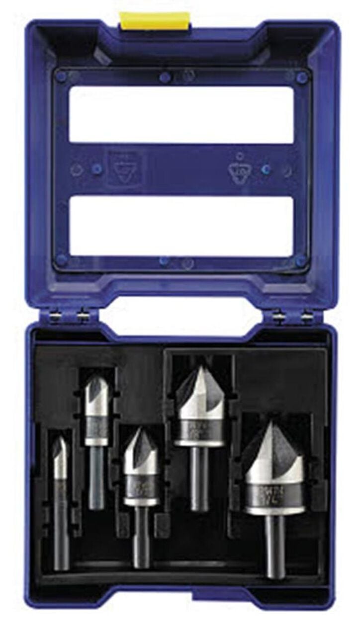Irwin 82 Degree Black Oxide Countersink Drill Bit 5 Pc.
