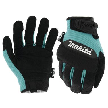 Makita Performance Gloves Genuine Leather Palm Medium