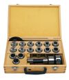 JET CCS-1 Mill Chuck and Collet Set with Wooden Case 17 Pieces, small image number 1
