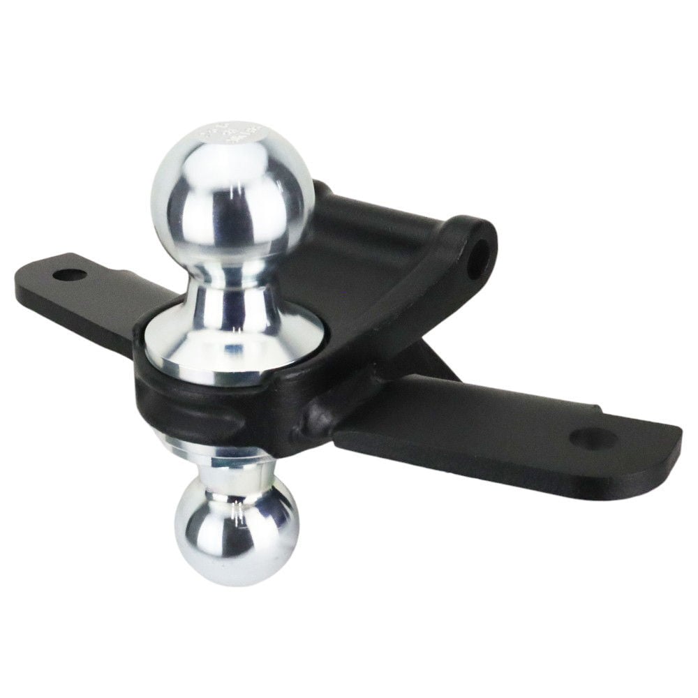 Shocker Hitch HD 20K 2 Inch Air Receiver Hitch & Chrome Combo Sway Bar Tab Ball Mount 2 Inch & 2 5/16 Inch Hitch Balls, large image number 5