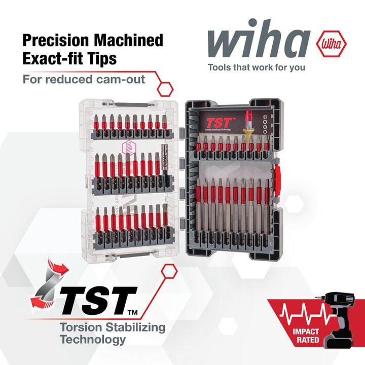 Wiha 50 Piece MaxxTor Impact Bit Set, large image number 1
