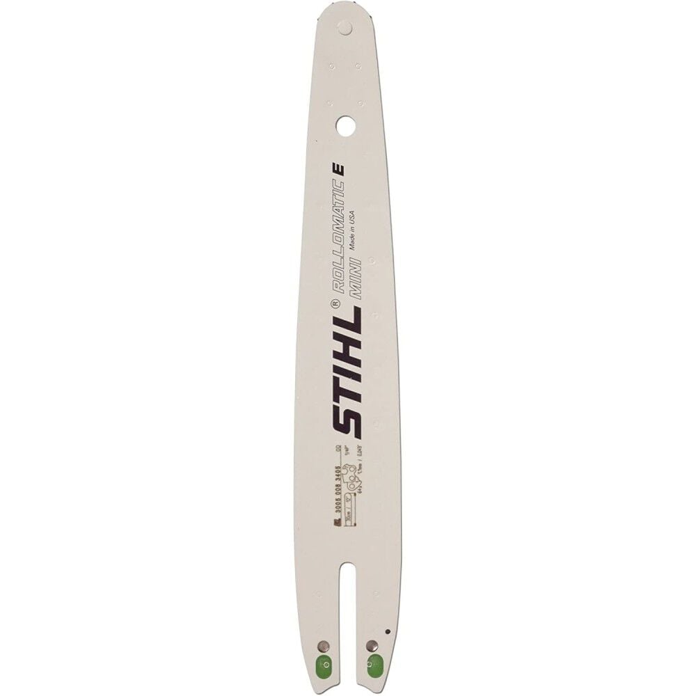 Stihl ROLLOMATIC E Light 01 12 Inch Long 1/4 Inch Low Profile Pitch 0.043 Inch Gauge Chainsaw Guide Bar, large image number 1
