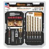 Montana Brand Tools Titanium Coated Wood/Metal Drill & Drive Set 28pc, small image number 1