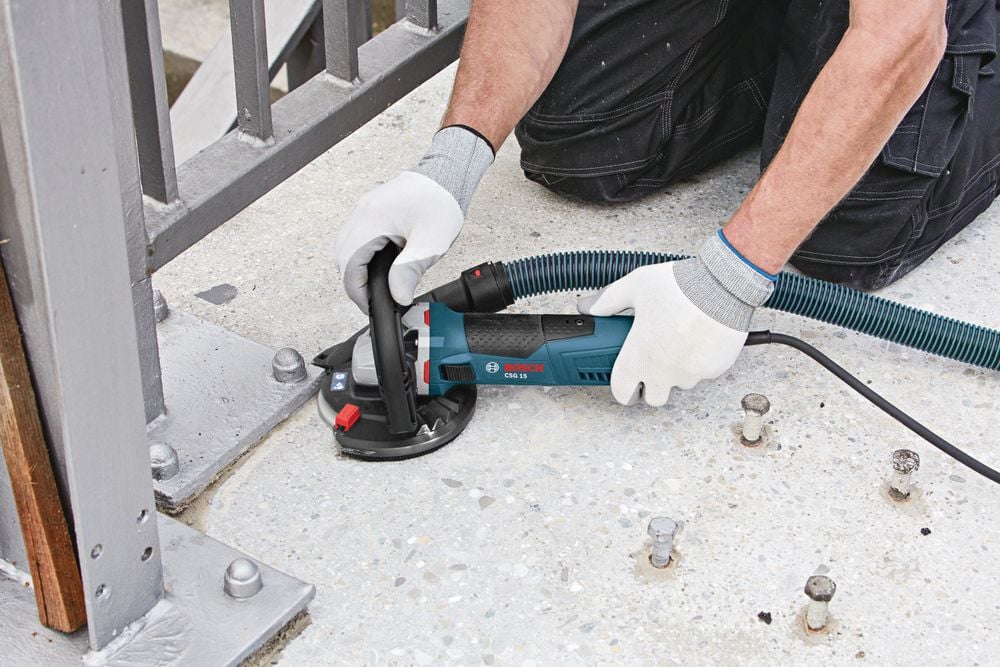 Bosch 5 Inch Concrete Surfacing Grinder with Dedicated Dust-Collection Shroud, Reconditioned, large image number 5