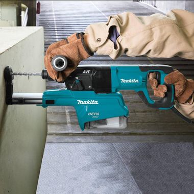 Makita 1in AVT Rotary Hammer with HEPA Dust Extractor, large image number 4