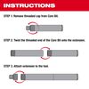 Milwaukee 5 In. x 12 In. Diamond Premium Wet Core Bit Extension, small image number 4