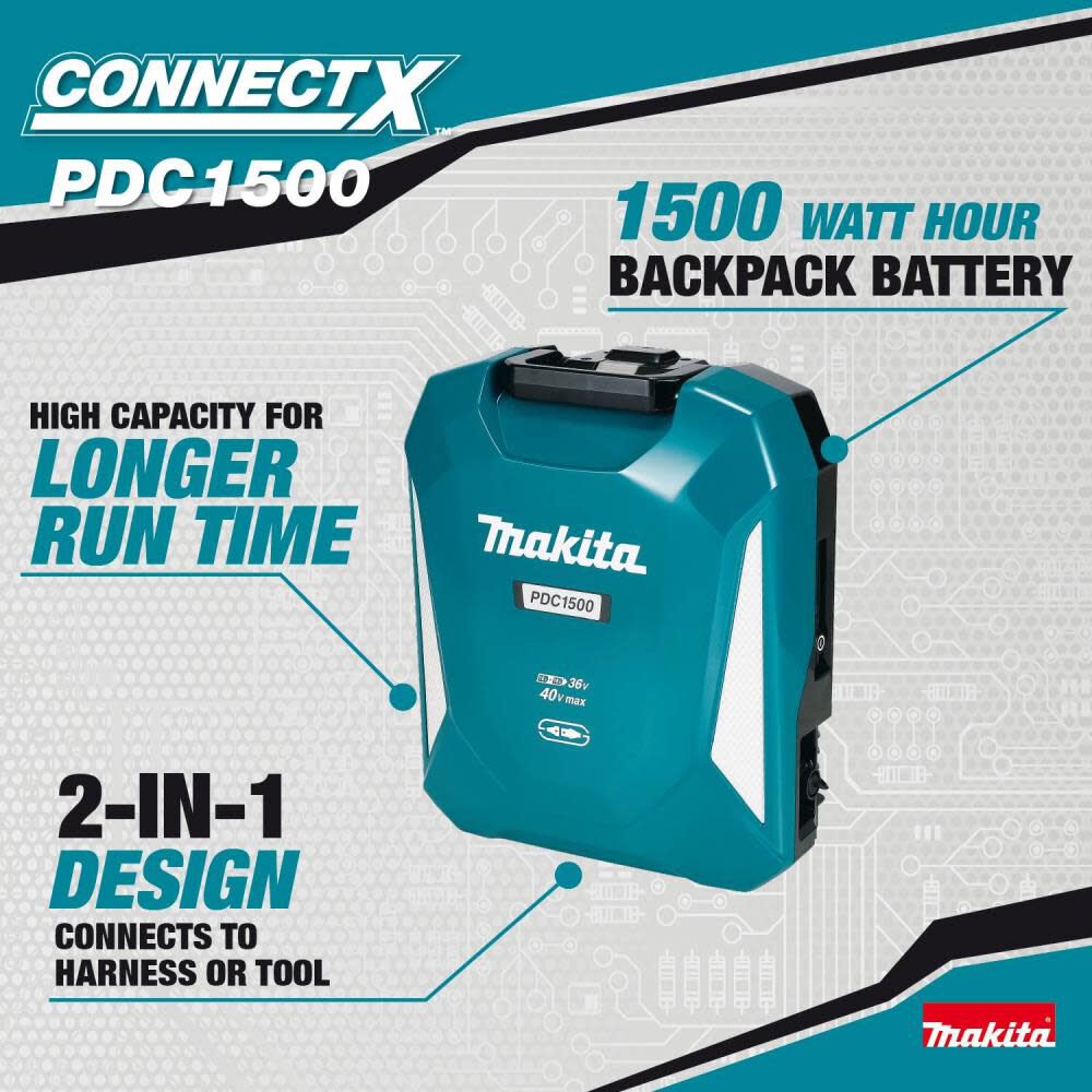 Makita 40V max ConnectX 1500 Wh Portable Power Supply