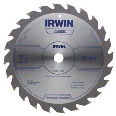 Irwin CLASSIC 7 1/4in 24T BLADE, large image number 0