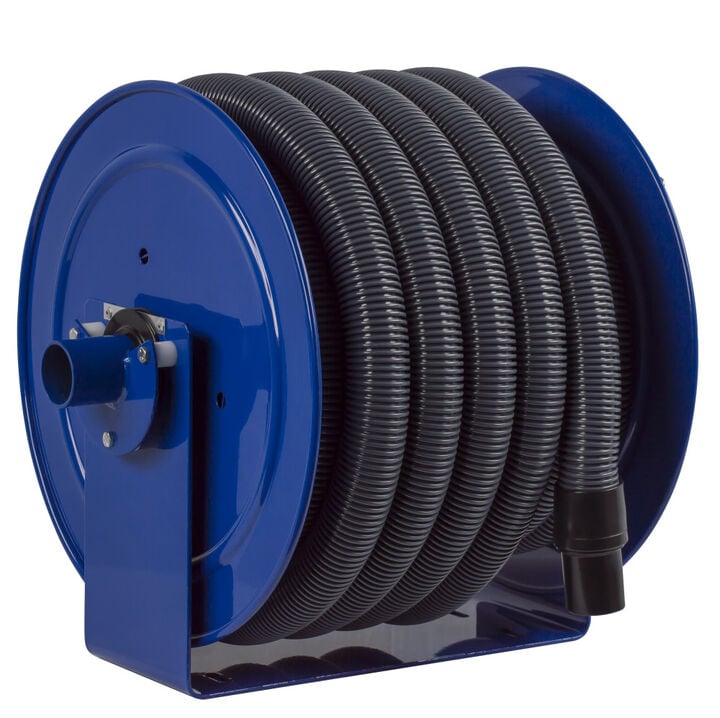 Coxreels Hose Reel Vacuum Only Direct Crank Rewind 1 1/2in 2in ID 50' Hose Capacity, large image number 4