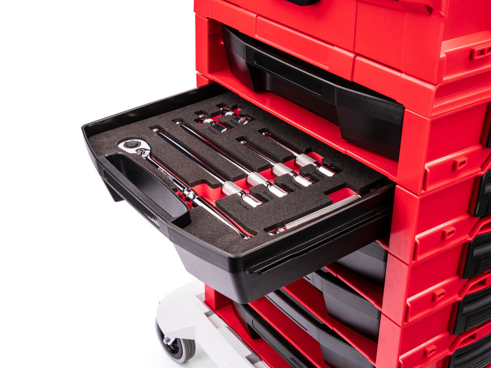 Tekton 1/2 Inch Ratchet and Accessory Set, Drawer, 13 Pieces, large image number 6