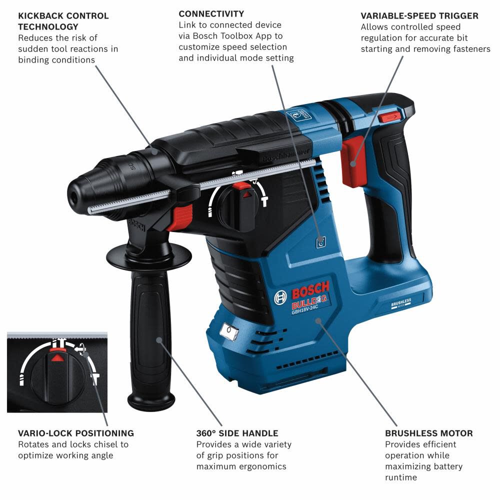 Bosch drill hammer on sale setting