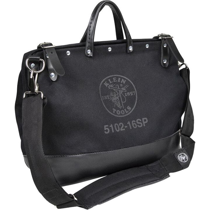 Klein Tools Deluxe Black Canvas Tool Bag 16-Inch